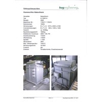 Electric treatment furnace NABERTHERM, 900 mm x 1200 mm x 1400 mm